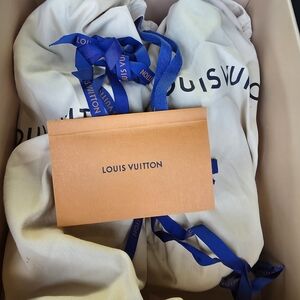 Louis Vuitton Dust Bags with Blue Ribbon